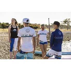 Tílko dámské elastické PADDLEBOARDING BLACK