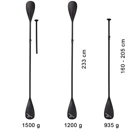 Pádlo SPINERA Classic Combo 4-dílné nastavitelné pro paddleboard i kajak