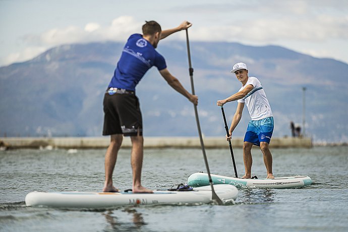 Kraťasy plavky pánské MMA PADDLEBOARDING BLACK