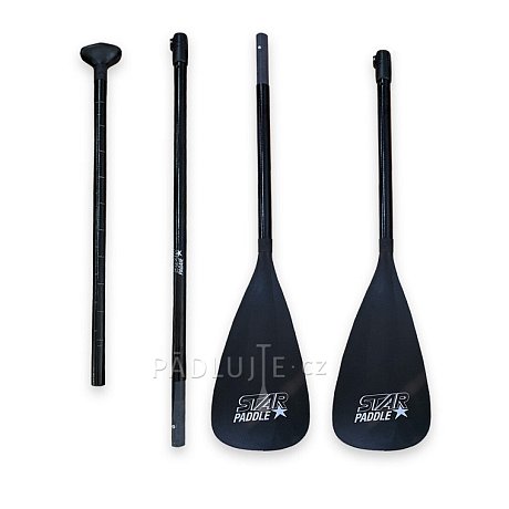 Pádlo STAR Fiberglass Combo 4-dílné nastavitelné pro paddleboard i kajak