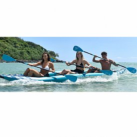 Pádlo SPINERA SupKayak Deluxe Combo 4-dílné extra dlouhé sklolaminátové nastavitelné pádlo pro paddleboard a kajak