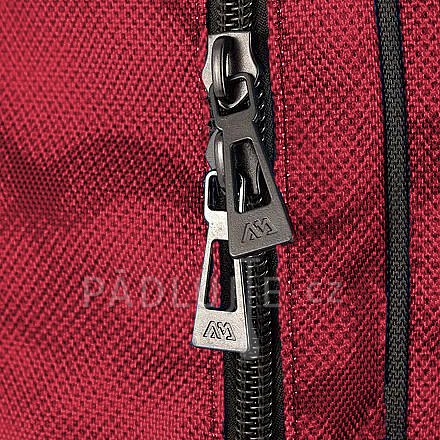 Transportní batoh AQUA MARINA Premium 90l s kolečky - červený