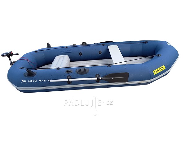 Nafukovací člun  s motorem T-18 AQUA MARINA Classic - bez baterie