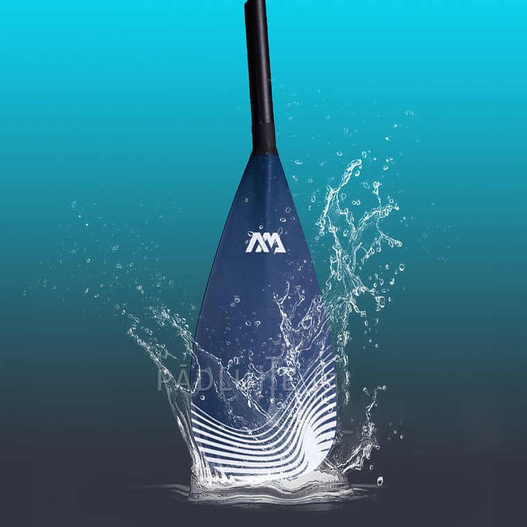 Pádlo AQUA MARINA PASTEL tmavě modrá 3-dílné nastavitelné pro paddleboard