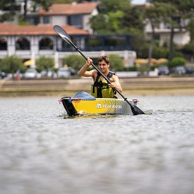 Kajak AQUA MARINA TOMAHAWK AIR-K 375 -  jednomístný nafukovací