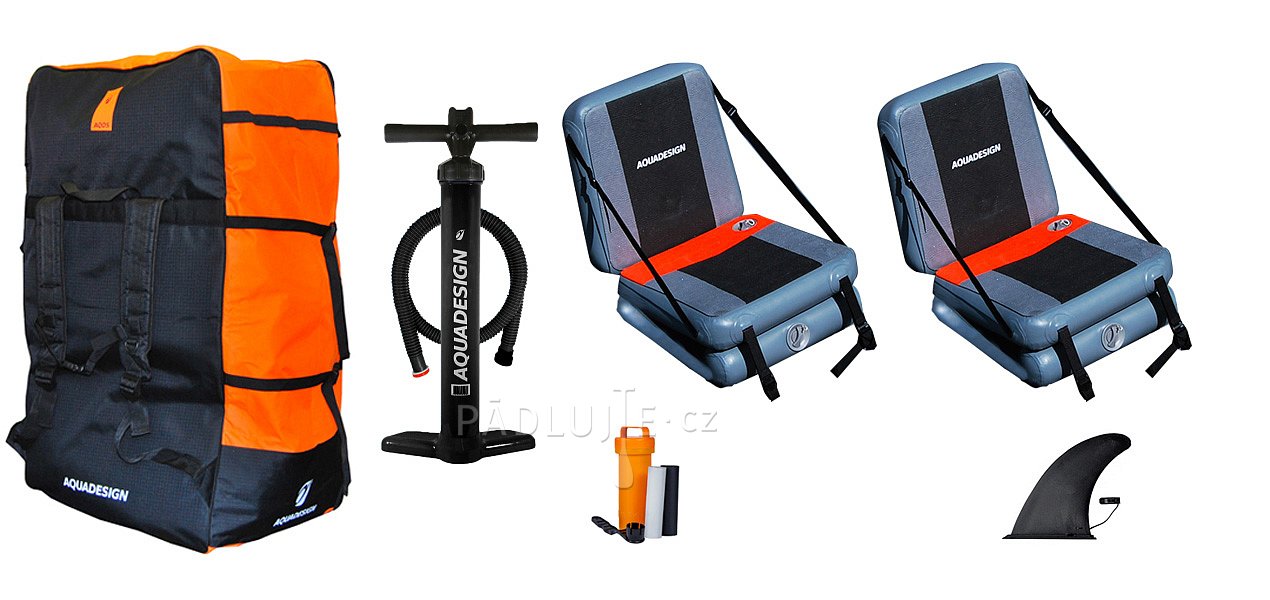Kajak AQUADESIGN Koloa X'Perience 2 - nafukovací dvoumístný