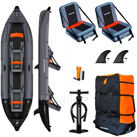 Kajak AQUADESIGN Koloa X'Perience 2 360 - nafukovací dvoumístný