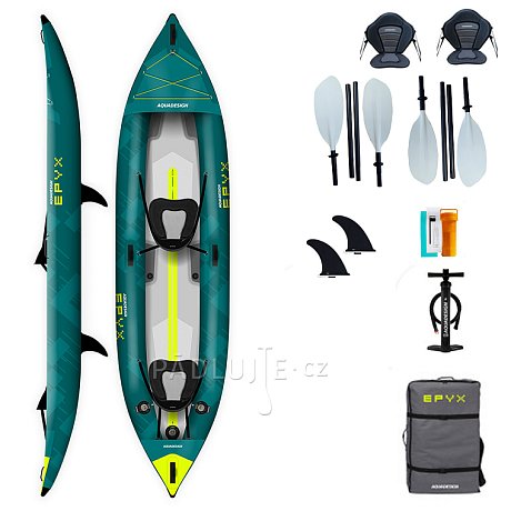 Kajak AQUADESIGN EPYX 380 - nafukovací dvoumístný