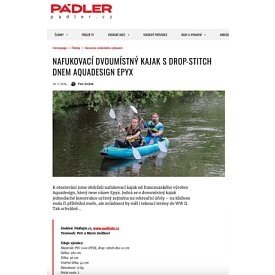 Kajak AQUADESIGN EPYX 380 - nafukovací dvoumístný