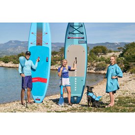Tričko pánské PADDLEBOARDING LIGHT BLUE lycra dlouhý rukáv