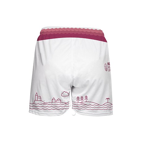 Kraťasy dámské PADDLEBOARDING PINK volné