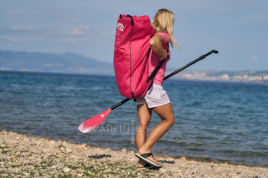 Kraťasy dámské PADDLEBOARDING PINK růžové volné