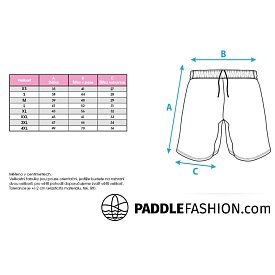 Kraťasy dámské PADDLEBOARDING PINK volné