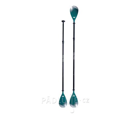 Pádlo AQUA MARINA Dual Tech Combo zelené 4-dílné nastavitelné pádlo pro paddleboard i kajak model