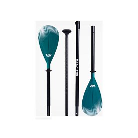 Pádlo AQUA MARINA Dual Tech Combo zelené 4-dílné nastavitelné pádlo pro paddleboard i kajak model