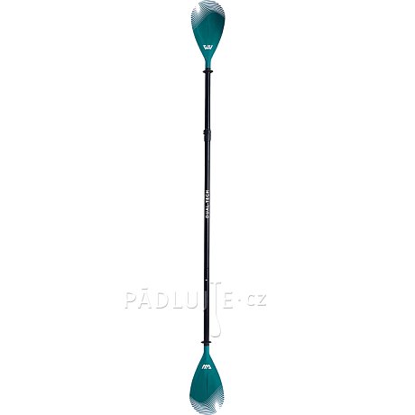 Pádlo AQUA MARINA Dual Tech Combo zelené 4-dílné nastavitelné pádlo pro paddleboard i kajak model
