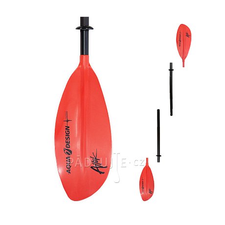 Pádlo AQUADESIGN K1 ATTAK 4D kajakové