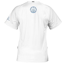 Tričko pánské PADDLEBOARDING STAMP WHITE lycra krátký rukáv