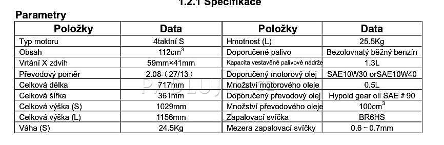 Lodní spalovací motor PARSUN F5 BMS 4-taktní přívěsný