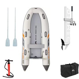 Člun AQUA MARINA U-DeLuxe 3,5m AD BT-UD350 - nafukovací člun s vysokotlakou podlahou
