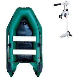 Člun GLADIATOR LIGHT AK280AD green - nafukovací člun s vysokotlakou podlahou