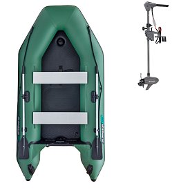 Člun GLADIATOR LIGHT AK300AD green - nafukovací člun s vysokotlakou podlahou