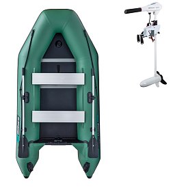 Člun GLADIATOR LIGHT AK300WF green - nafukovací člun s dřevěnou podlahou