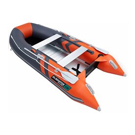 Člun GLADIATOR CLASSIC B330AL orange dark grey - nafukovací člun s hliníkovou podlahou