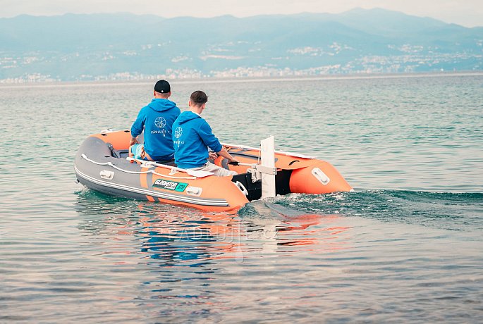 Člun GLADIATOR ACTIVE C370AL orange dark grey - nafukovací člun s hliníkovou podlahou
