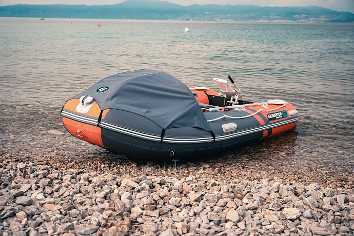 Člun GLADIATOR ACTIVE C370AL orange dark grey - nafukovací člun s hliníkovou podlahou