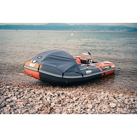 Člun GLADIATOR ACTIVE C370AL orange dark grey - nafukovací člun s hliníkovou podlahou