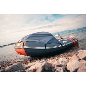 Člun GLADIATOR ACTIVE C370AL orange dark grey - nafukovací člun s hliníkovou podlahou