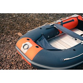 Člun GLADIATOR ACTIVE C370AL orange dark grey - nafukovací člun s hliníkovou podlahou
