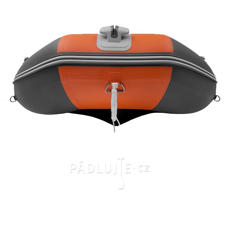 Člun GLADIATOR ACTIVE C370AL orange dark grey - nafukovací člun s hliníkovou podlahou
