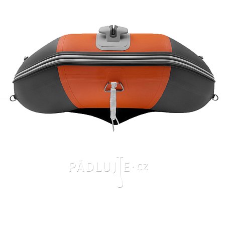 Člun GLADIATOR ACTIVE C370AL orange dark grey - nafukovací člun s hliníkovou podlahou