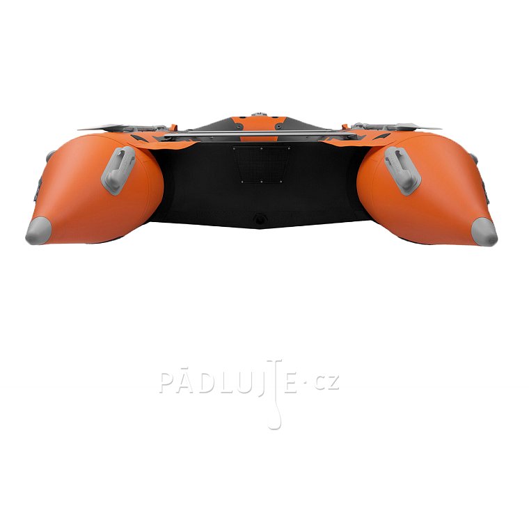 Člun GLADIATOR ACTIVE C370AL orange dark grey - nafukovací člun s hliníkovou podlahou