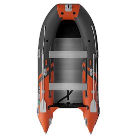 Člun GLADIATOR ACTIVE C370AL orange dark grey - nafukovací člun s hliníkovou podlahou