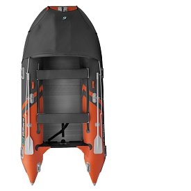 Člun GLADIATOR ACTIVE C370AL orange dark grey - nafukovací člun s hliníkovou podlahou