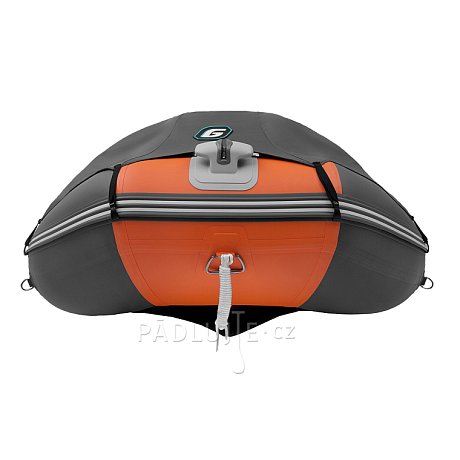 Člun GLADIATOR ACTIVE C370AL orange dark grey - nafukovací člun s hliníkovou podlahou