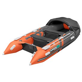 Člun GLADIATOR ACTIVE C370AL orange dark grey - nafukovací člun s hliníkovou podlahou
