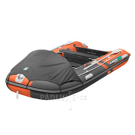 Člun GLADIATOR ACTIVE C370AL orange dark grey - nafukovací člun s hliníkovou podlahou