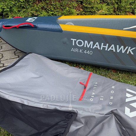 Kajak AQUA MARINA TOMAHAWK AIR-K 440 -dvoumístný nafukovací - BEZ PÁDEL - POUŽITÉ ZBOŽÍ