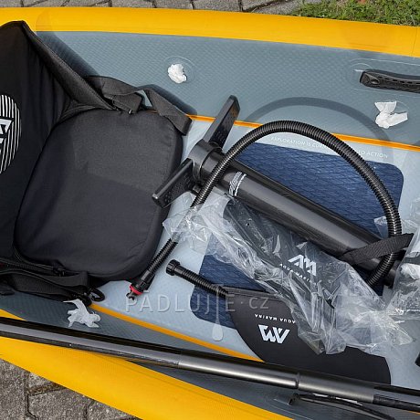 Kajak AQUA MARINA TOMAHAWK AIR-K 440 -dvoumístný nafukovací - BEZ PÁDEL - POUŽITÉ ZBOŽÍ