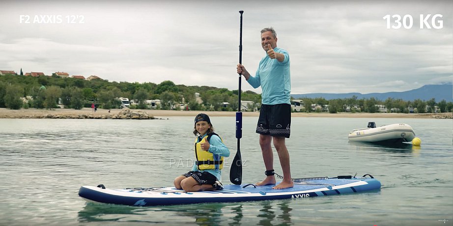 Paddleboard F2 AXXIS SMU 11'6 COMBO LIGHT BLUE - nafukovací paddleboard