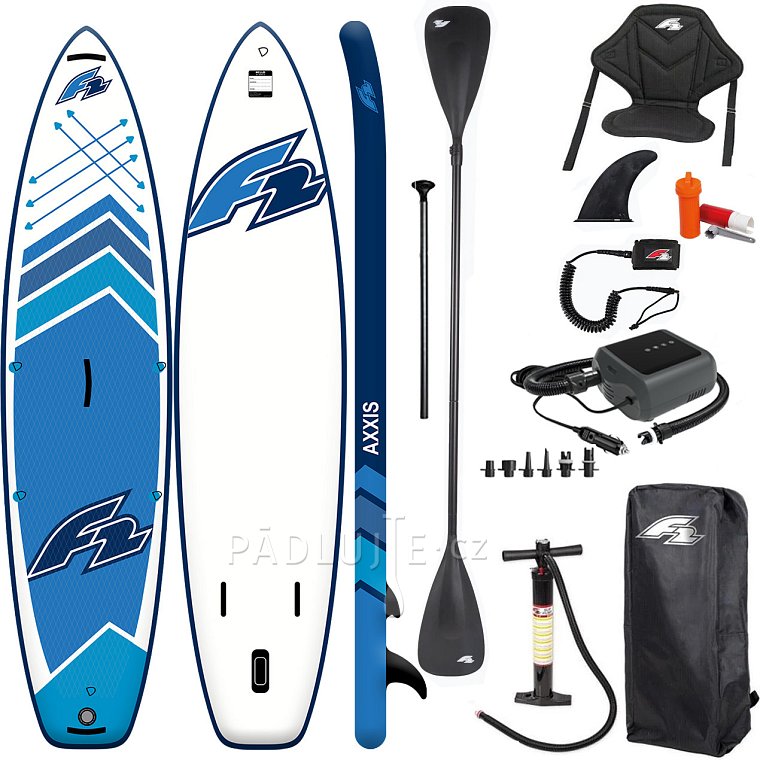Paddleboard F2 AXXIS SMU 12'2 COMBO LIGHT BLUE s pádlem - nafukovací paddleboard