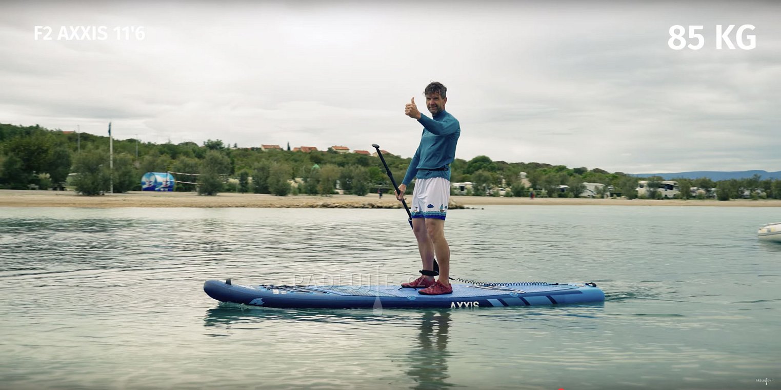Paddleboard F2 AXXIS SMU 12'2 COMBO LIGHT BLUE s pádlem - nafukovací paddleboard