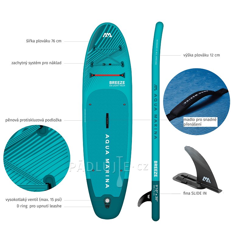 Paddleboard AQUA MARINA BREEZE 9'10 BLUE