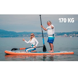 Paddleboard AQUA MARINA PURE AIR TROPIC 12'0 MINICOMBO - nafukovací