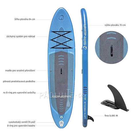 Paddleboard SPINERA SUP LETS PADDLE 12'4'' - nafukovací