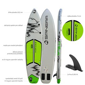 Paddleboard SPINERA SUP LIGHT 10'6 ULT - nafukovací